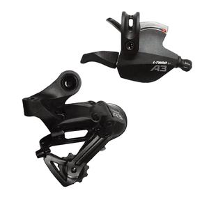 Kit de Transmisión para Bicicleta de Montaña A3 de 24 Velocidades, <span class=keywords><strong>3x8</strong></span> Velocidades, <span class=keywords><strong>Desviador</strong></span> <span class=keywords><strong>Delantero</strong></span> y Trasero - Product Image 1