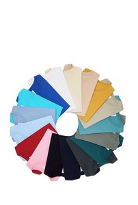 Conception de logo personnalisée pour hommes et femmes, <span class=keywords><strong>t</strong></span>-<span class=keywords><strong>shirt</strong></span> à manches courtes classique et polyvalent, couleur unie pour l'é<span class=keywords><strong>t</strong></span>é - Product Image 2