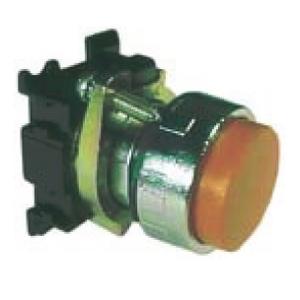 Interrupteur à bouton-poussoir autobloquant Bouton saillant instable Trou de montage de 22mm Niveau IP65 Boîtier argenté 1NO/2NO/1NC 10A 250V - Product Image 1