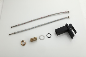 <span class=keywords><strong>Rubinetto</strong></span> <span class=keywords><strong>Nero</strong></span> a Cascata per Bagno con Finitura Semi-Pitturata - Product Image 6