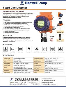 Hanwei GTQ-WD2200 4-20mA HART RS485-RTU Apontado Tipo Fixo <span class=keywords><strong>Detector</strong></span> De Gás - Product Image 6