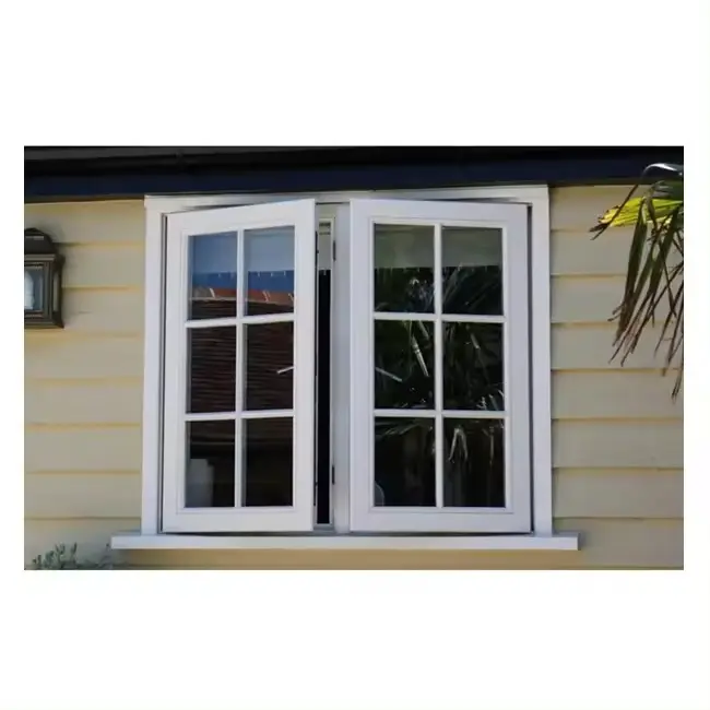 Aluminium windows with steel burglar bars /grill design windows and doors for security