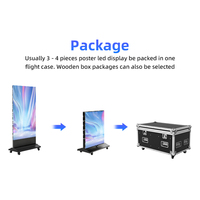 P1.5 P1.8 P2.5 Yüksek Parlaklıklı Dijital Tabela ve Ekranlı Video Standee Totem LED Poster Ekranı Pazarlama ve Reklamcılık için