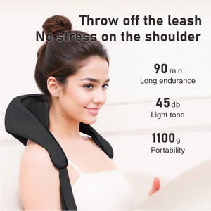 6D Nacken <span class=keywords><strong>massage</strong></span> gerät zur Schmerz linderung <span class=keywords><strong>Shiatsu</strong></span>-Schulter <span class=keywords><strong>massage</strong></span> gerät mit tiefem Gewebe und kabellosem Wärme knet <span class=keywords><strong>massage</strong></span> gerät für den Hals - Product Image 5