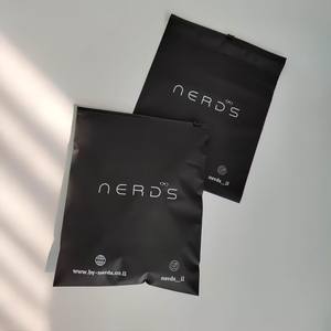 อุปกรณ์บรรจุภัณฑ์สำหรับธุรกิจขนาดเล็ก ถุงซิปสีดำ ถุงซิปล็อคแบบกำหนดเองสำหรับเสื้อผ้าฤดูร้อน ถุงซิปพร้อมโลโก้ - Product Image 2