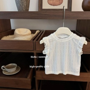 Tongxingyuan Girls Denim Dress Set Cap Sleeve Breathable Summer Skirt Outfit - Product Image 4