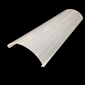 100mm Milky PC đùn dẫn ánh sáng khuếch tán cho đèn tuyến tính Dải C bìa với khuếch tán polycarbonate nhựa acrylic PMMA - Product Image 6