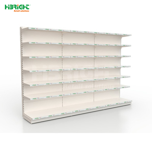 Estante Metálico Blanco de Estilo Europeo de Alta Luminosidad y Gran Venta para Supermercados y Tiendas de Comestibles - Product Image 1