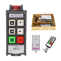 Control Remoto Industrial Universal de Radiofrecuencia con 4 Botones, Resistente al Agua IP66, de Una Sola Velocidad, con Bloqueo, Accesorios para Grúas