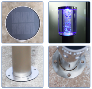 屋外ソーラー街路灯風光明媚な装飾ランプポストハウス & 交通安全交通ガイダンス製品カテゴリ - Product Image 6