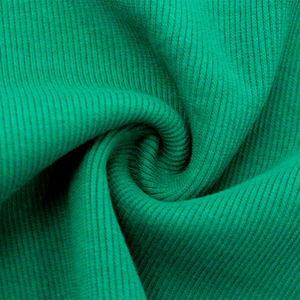 Venta al por mayor 94% algodón 6% spandex 2*2 costilla tela elástica para tejido de punto de costilla pesado - Product Image 5