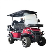 Voiturette de golf électrique personnalisable, homologuée route, 4 places, 72V, batterie lithium, certifiée CE, autonomie 100km, pour le tourisme - En promotion