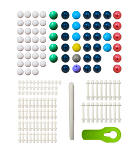 Kit de modèles de chimie organique, kit de modèles moléculaires, modèle de structure moléculaire de la chimie organique, équipement scientifique pour le lycée - Product Image 4