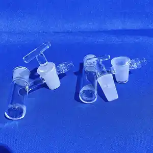 Quartz glass alat laboratorium quartz flower basket quartz gelas distilasi flask tes tabung wadah peralatan pengolahan