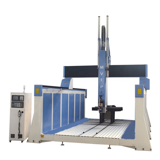 Automatic Change Cutter Spindle Rotation 180 Degrees CNC Mill 5 Axis Machine