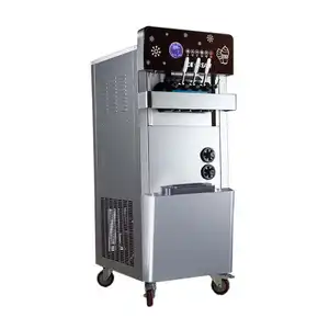 Commercial Automatic Three Flavor Soft Ice Cream Maker Equipment Ice cream machine