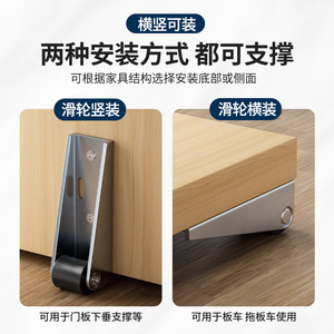 Rodillos para Puertas Correderas Haidibosi, Acero Laminado en Frío, Rueda Direccional Vertical de Bajo Ruido con Tornillos - Product Image 2