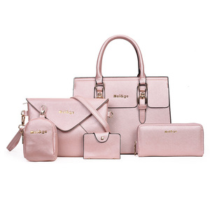 Conjunto de 5 Bolsos de Moda para Mujer, Bolso de Hombro de Cuero PU, Bolso Bandolera, Conjunto de Bolsos - Product Image 6