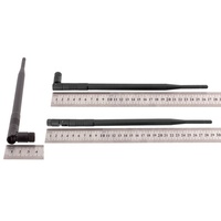 Antenne en caoutchouc cellulaire 3 bandes 29 cm de long, polarisation verticale 7 dBi LTE 4G 2700 MHz, avec connecteur mâle en plastique