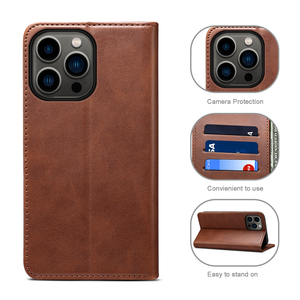 เคสโทรศัพท์ SUTENI สำหรับ <span class=keywords><strong>iPhone</strong></span> 18 Pro Max พร้อมที่ใส่บัตรแม่เหล็ก ฝาพับแบบกระเป๋าสตางค์ หนัง<span class=keywords><strong>เทียม</strong></span> รุ่น 17 16 Plus 15 Pro 14 13 12 - Product Image 1