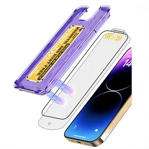 Anti statique esd étanche transparent gratuit bleu film téléchargement protecteur d'écran de téléphone portable avec kit d'installation facile - Product Image 3