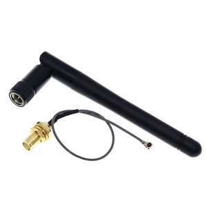 TZT 2,4 GHz 3dBi <span class=keywords><strong>WiFi</strong></span> 2,4g Antena Macho Enrutador inalámbrico + 17cm PCI U.FL IPX a Cable Pigtail macho ESP32 - Product Image 3