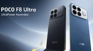 Teléfono Inteligente POCO F8 Ultra 5G Versión Global, Batería de 6500 mAh, Pantalla AMOLED de 6.9 Pulgadas con Protección Ocular, Cámara de 50MP con OIS, NFC - Product Image 1