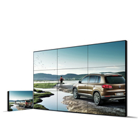 Video Wall LCD Full HD con Empalme de un Clic (Cualquier Fila/Columna), Revestimiento Antideslumbrante de 8 mm para Animación Gráfica en Tiendas Minoristas