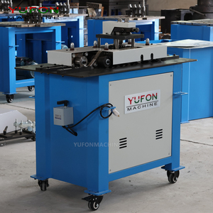 Máquina de conformado de cuellos Pittsburgh de chapa de acero para conductos cuadrados YUFON, para fabricación de tuberías <span class=keywords><strong>HVAC</strong></span> - Product Image 3
