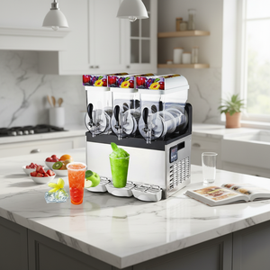 Máquina comercial de granizados pequeños de gran venta con bomba y motor <span class=keywords><strong>para</strong></span> bebidas y helados de frutas - Product Image 1