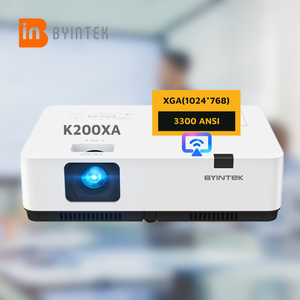 โปรเจคเตอร์ BYINTEK <span class=keywords><strong>Cloud</strong></span> K200XA ระยะฉายไกล 3300 ANSI 3LCD ระดับมืออาชีพ ระบบไร้สาย <span class=keywords><strong>Android</strong></span> สำหรับการประชุม สำนักงาน ห้องเรียน - Product Image 1