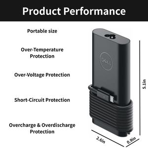 Nouvel <span class=keywords><strong>adaptateur</strong></span> secteur USB-C 90W PD pour <span class=keywords><strong>ordinateur</strong></span> <span class=keywords><strong>portable</strong></span> <span class=keywords><strong>Dell</strong></span> avec prises EU, US, UK - Product Image 3