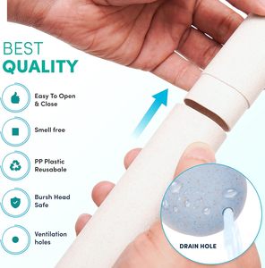 Chaîne d'approvisionnement mondiale étui de <span class=keywords><strong>brosse</strong></span> à dents de voyage Tube en plastique boîte de <span class=keywords><strong>brosse</strong></span> à dents pour <span class=keywords><strong>brosse</strong></span> à dents électrique étui de <span class=keywords><strong>brosse</strong></span> à dents Portable - Product Image 5