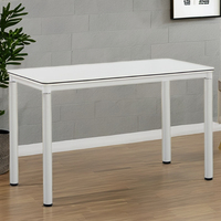 Table d'étude moderne en métal de luxe personnalisable mobilier modulaire bureau pliable en bois et acier inoxydable bureau à domicile