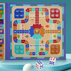 Gioco 2in1 Scacchi e Match-<span class=keywords><strong>3</strong></span>, Scacchi Volanti, Giocattolo Educativo in Legno per Bambini da 0-24 Mesi e 5-7 Anni - Product Image 5