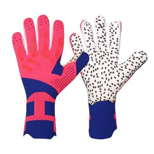 Gants de football de sécurité de course d'entraînement personnalisés en usine en Chine Mitten Sports Gants de football de gardien de <span class=keywords><strong>but</strong></span> en caoutchouc - Product Image 3