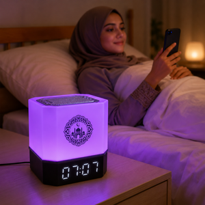 Haut-parleur Coranique Portable QB303, Lecteur Coranique Numérique avec Bluetooth, Commande Tactile, Lampe LED, Télécommande, Contrôle par Application, Vente en Gros OEM - Product Image 5