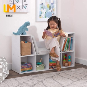 LM KIDS modern furniture kids bookshlf children wooden storage cabinet modern living room kids bookcase