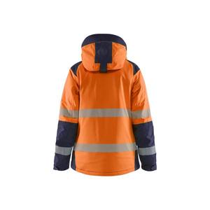BLAKLADER - 445619875389XL Women’s <b>Hi</b>-<b>Vis</b> winter <b>jacket</b> <b>Orange</b>/Navy blue - EAN 7330509857304 <b>HI</b>-<b>VIS</b> WORKWEAR - Product Image 2