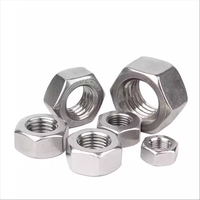 Vente en gros d'usine - Écrou hexagonal en acier inoxydable A2-70 DIN934 - Écrou hexagonal métrique en acier inoxydable pour la construction de quincaillerie de fixation