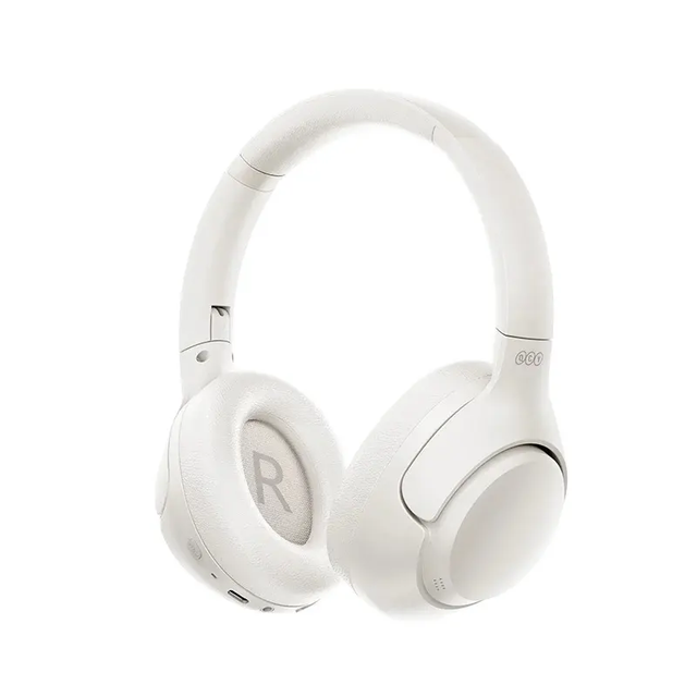 QCY H3 ANC Wireless Headphones Hi-Res Audio Over Ear Headset 43dB Hybrid Active Noise Cancellation Earphones 60H
