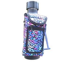 Magnetic Neoprene Gym Bag with Multipurpose Tool Sling Water <b>Bottle</b> Holder Sleeve Pouch for Cell Phone & Key Card - Product Image 3