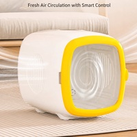 Séchoir intelligent pour animaux de compagnie 62L, sécheuse pour toilettage de chats et chiens 1200W avec 5 modes, 4 vitesses de ventilateur, fonctionnement silencieux pour animaux de compagnie de petite, moyenne et grande taille