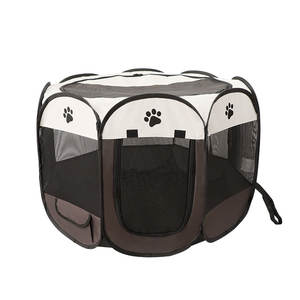 Kat kediler <span class=keywords><strong>Pet</strong></span> köpek oyun parkı egzersiz kalem kulübesi taşınabilir yavru evcil hayvan çiti kapalı oyun alanı çadır yatak oyun parkı ile taşıma çantası - Product Image 4