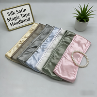 Bandeau quotidien réutilisable en flanelle satinée chaude pour l'hiver, réglable avec bande auto-agrippante, sans plis, pour le maquillage, les soins spa, le lavage du visage et les soins capillaires