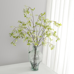 Plastik Yapay Çiçekler Yeşil Bitkiler Yapay Çim Yabani Meyveler Yapay Ölü Dallar Dağ Meyveleri - Product Image 3