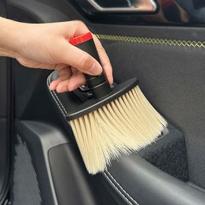 Brosse de nettoyage pour grille d'aération de voiture en plastique ABS avec logo personnalisé, pour l'élimination de la poussière et le nettoyage des interstices - Product Image 2