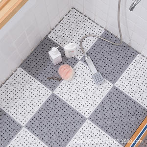 Neue sichere große Löcher Schnellt rocknende wasserdichte rutsch feste <span class=keywords><strong>Massage</strong></span>-Bade matte Badezimmer boden Schwarz-weiße Fuß teppiche Rutsch feste Badewannen matte - Product Image 3