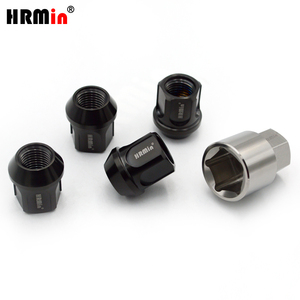 HRMin 10.9 Grade Gr.5 Écrous de roue <span class=keywords><strong>antivol</strong></span> en titane Écrou de roue en titane M14 * 1.5*27mm ForJeep, <span class=keywords><strong>Land</strong></span> <span class=keywords><strong>Rover</strong></span>,Tesla, Cherokee,Jaguar VW - Product Image 2
