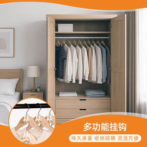 Plastic <b>Hanging</b> Clothes Hanger Space Saving <b>Wardrobe</b> Hook For Clothing Organizer Rectangle Shape Hook Type Installation - Product Image 1